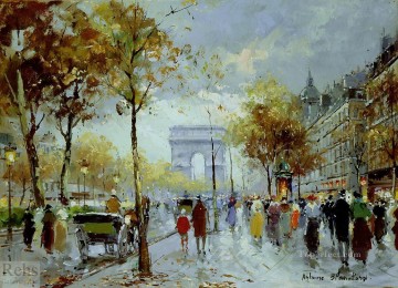 Artworks in 150 Subjects Painting - AB paris les champs elysees